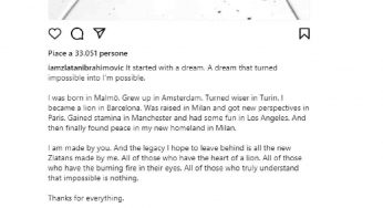 Zlatan Ibrahimovic emoziona con la sua dedica a Mino Raiola: “Mi hai creato tu, grazie di tutto”