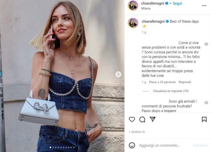 chiara ferragni follower la difendono