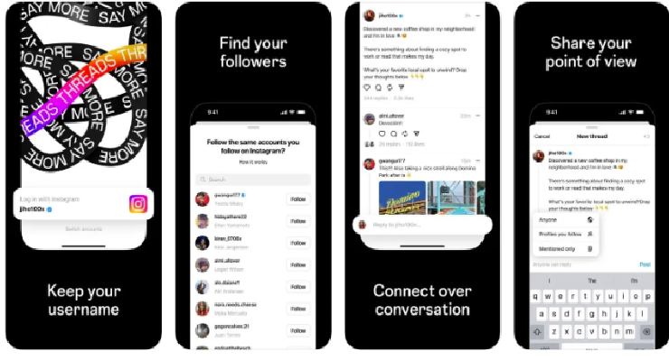 Threads, la nuova applicazione di Meta rivale di Twitter