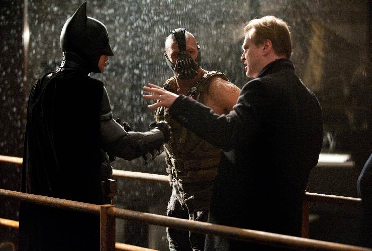 Christoper Nolan sul set di Batman